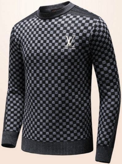 louis vuitton gray sweater|louis vuitton sweater men's.